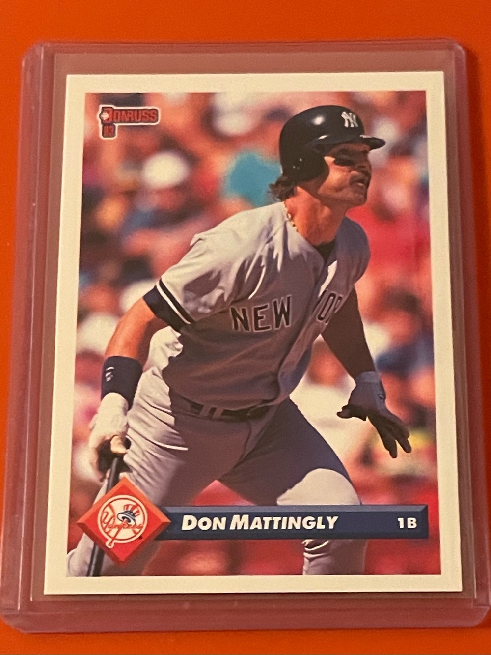 Don Mattingly #609 1993 Donruss Baseball Trading Card